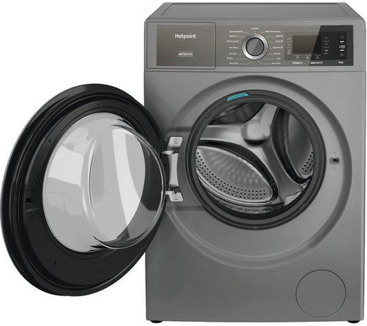 Lavadora Hotpoint 10kg inox 1400rpm H8W046SB OUTLET