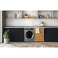 Lavadora Hotpoint 10kg inox 1400rpm H8W046SB OUTLET