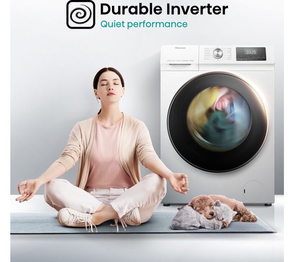 Lavasecadora Hisense 8/5kg blanca 1400rpm WDQA8014EVJM OUTLET