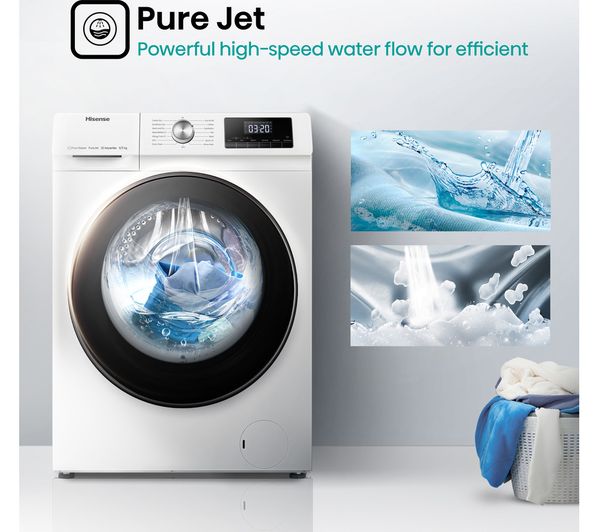Lavasecadora Hisense 8/5kg blanca 1400rpm WDQA8014EVJM OUTLET
