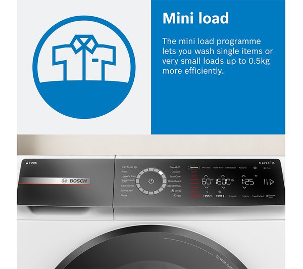 Lavadora Bosch 10kg blanca 1400rpm (026280) OUTLET