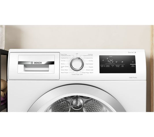 Secadora Bosch 8kg bomba de calor blanca WTH85223GB OUTLET