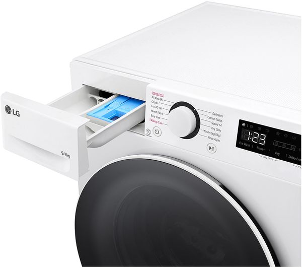 Lavasecadora LG 9/6kg blanca 1400rpm (026404) OUTLET