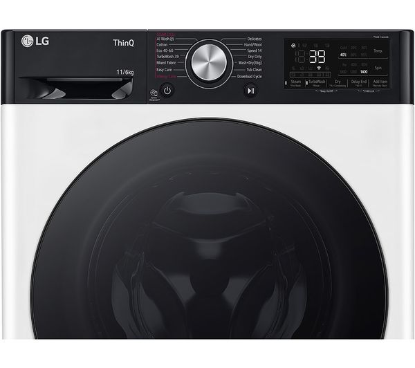 Lavasecadora LG 11/6kg blanca 1400rpm (026348) OUTLET