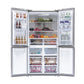 Frigorífico Americano Hoover inox 4 puertas 183*91cm HSC918ENXK OUTLET
