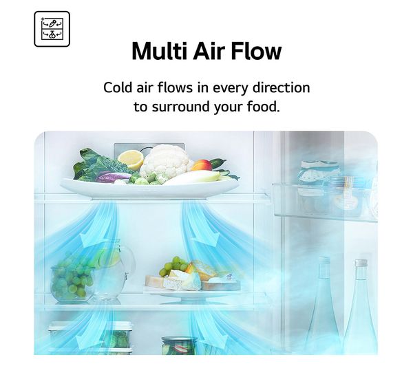 Frigorífico combi LG inox 186*60cm GBV21L0EPY OUTLET