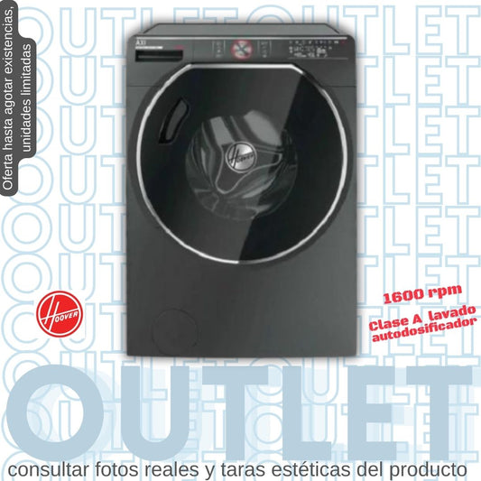 Lavasecadora Hoover 10/6kg inox 1600rpm AWDPD6106LHR1-80 OUTLET