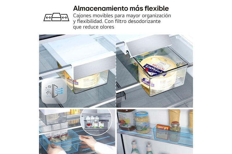 Frigorífico combi LG inox 203*60cm (026382) OUTLET