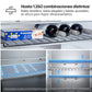 Frigorífico combi LG inox 203*60cm (026382) OUTLET