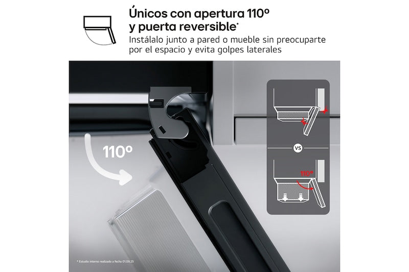 Frigorífico combi LG inox 203*60cm (026382) OUTLET