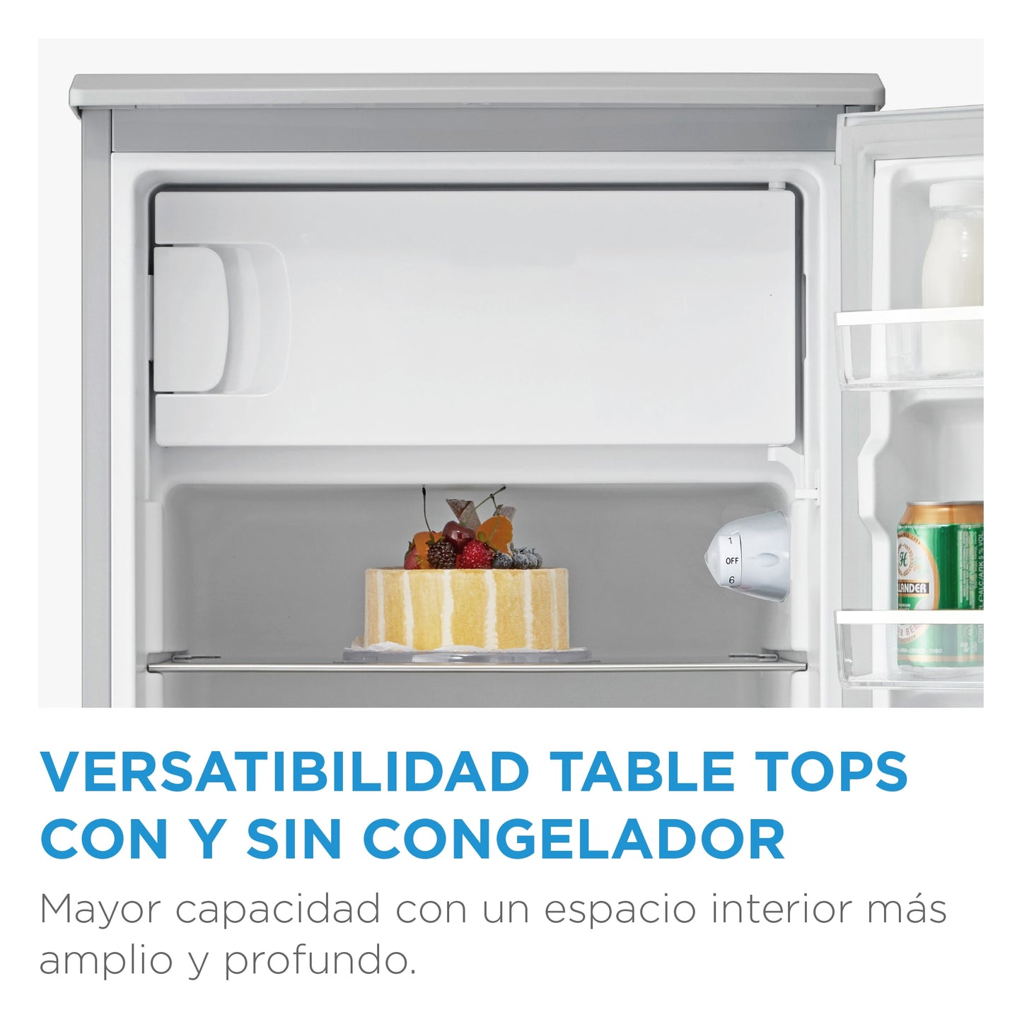 Frigorífico Midea blanco 1 puerta 86*47cm (026340) OFERTA